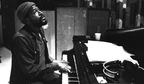 Marvin Gaye at the piano